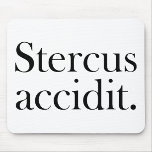 Stercus accidit mouse mat