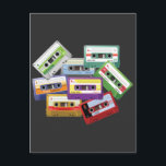 Stereo Cassette Tape Mixtape Radio 80s 90s Music Postcard<br><div class="desc">Perfect Gift if you Remember the 90's R&B Music? Great gift for the 90's Rhythm and Blues lover. Retro Old Music Cassette Lover Gift. Stereo Cassette Mixtape Radio 80s 90s Music Fan.</div>
