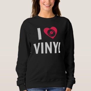 Stereo Vinyl Record Buff Music Disc Player Audio A Sweatshirt