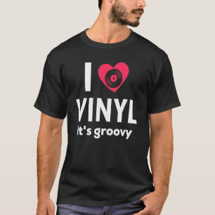 Stereo Vinyl Record Buff Music Disc Player Audio A T-Shirt