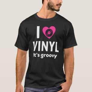 Stereo Vinyl Record Buff Music Disc Player Audio A T-Shirt