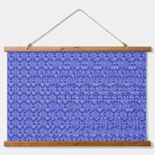 Stereogram 3d Heart Hands blue design hanging art Hanging Tapestry