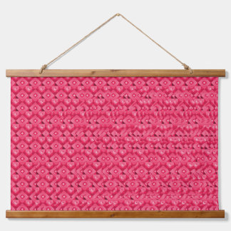 Stereogram 3d Heart Hands red design hanging art Hanging Tapestry