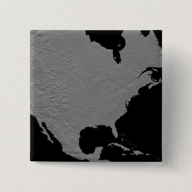 Stereoscopic view of North America 2 15 Cm Square Badge (Front)