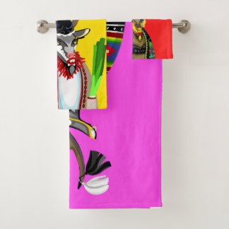 Stergare cu capre bath towel set