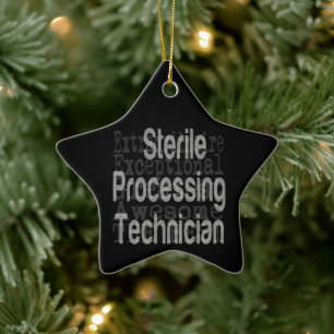 Sterile Processing Technician Extraordinaire Ceramic Tree Decoration