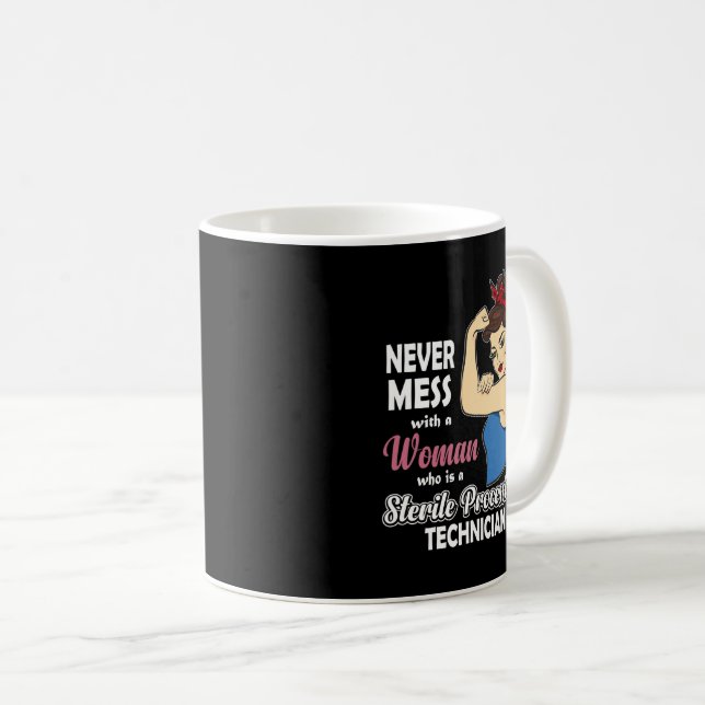 Sterile Processing Technician Gift Women Autoclave Coffee Mug (Front Right)