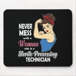 Sterile Processing Technician Gift Women Autoclave Mouse Mat