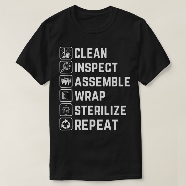 Sterile Processing Technician T-Shirt (Design Front)