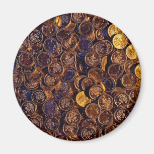Sterling coins magnet