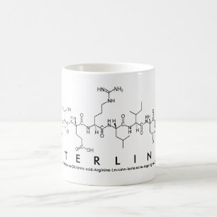 Sterling peptide name mug