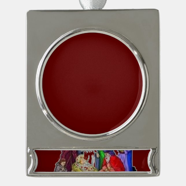 STERLING SILVER CUSTOM ORNAMENT KEEPSAKE (Front)