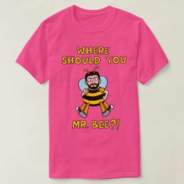 Stern Bee T-Shirt (Design Front)