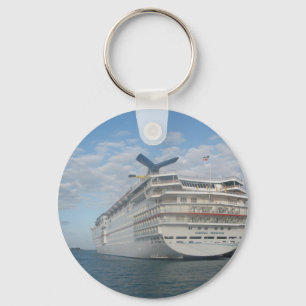 Stern of the Carnival Sensation Cruise Ship Key Ring