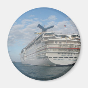 Stern of the Carnival Sensation Cruise Ship Magnet