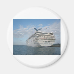 Stern of the Carnival Sensation Cruise Ship Magnet