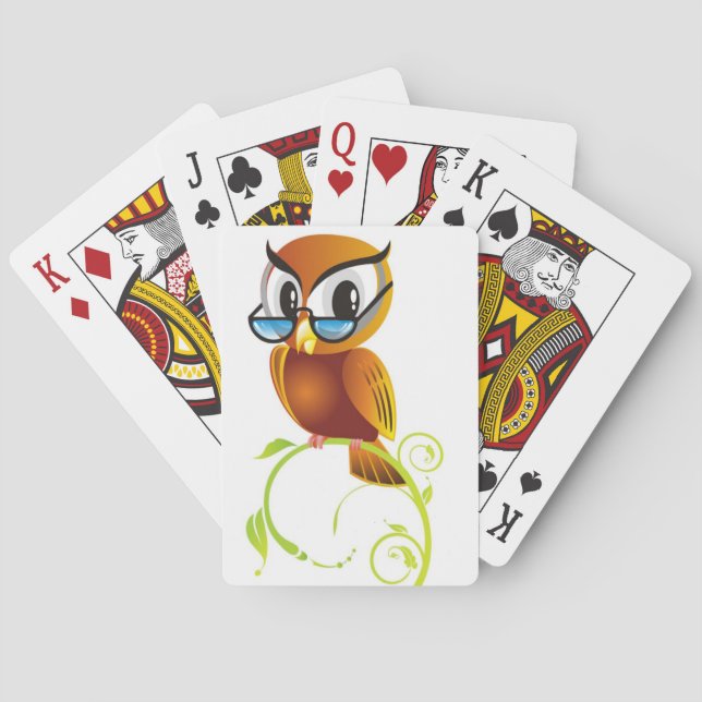STERN OWL PLAYING CARDS (Back)