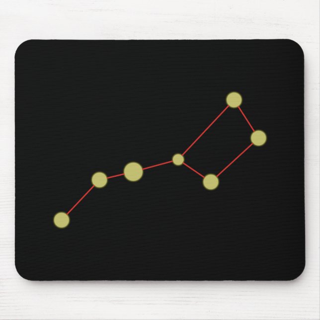 Sternbild Grosser Wagen constellation big dipper Mouse Mat (Front)