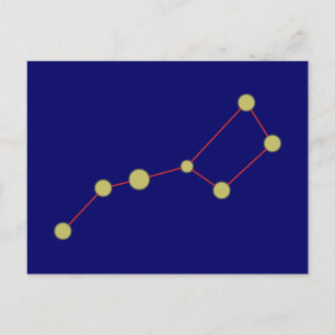 Sternbild Grosser Wagen constellation big dipper Postcard