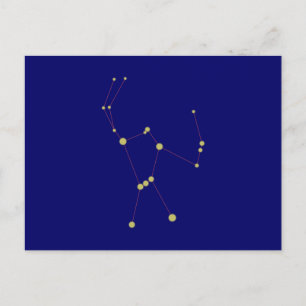 Sternbild Orion constellation Postcard