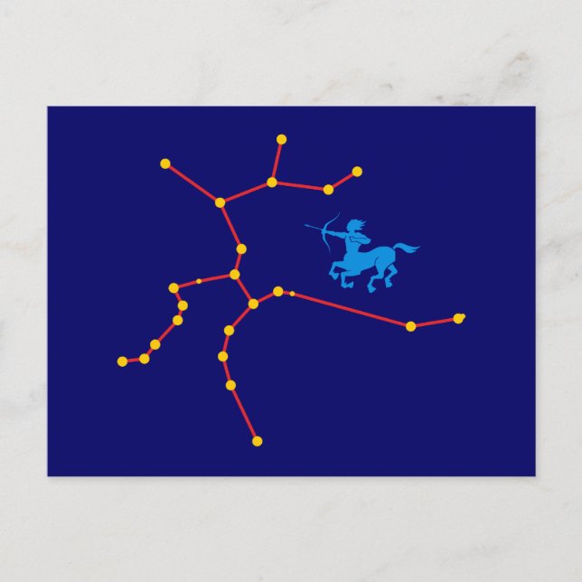 Sternbild Schütze constellation Sagittarius Postcard (Front)
