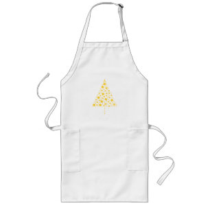 Sterne und Weihnachtsbaum Long Apron