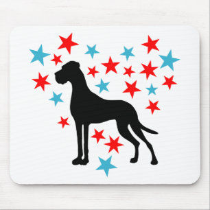 Sternenherz Dogge Mouse Mat