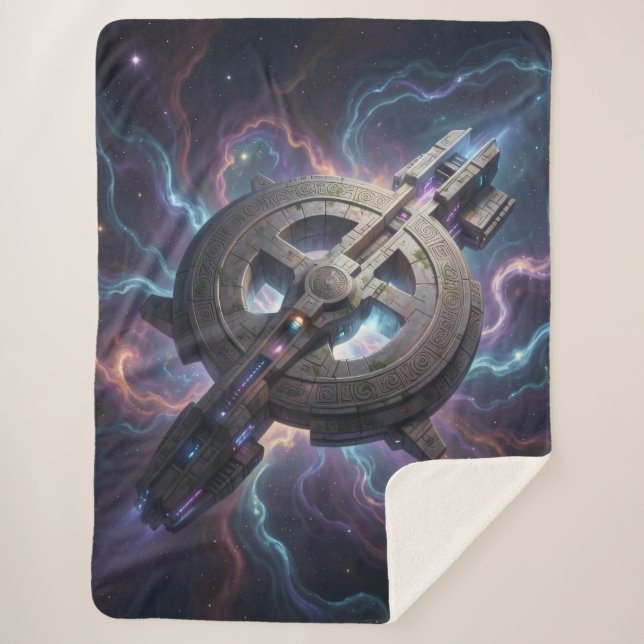 Sternenpfad – Reise durch das Universum´14 Sherpa Blanket (Front)