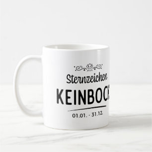 Sternzeichen kein Bock lustige geschenkidee Coffee Mug