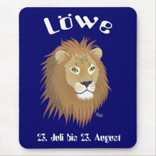 Sternzeichen Löwe Mauspad Mouse Mat