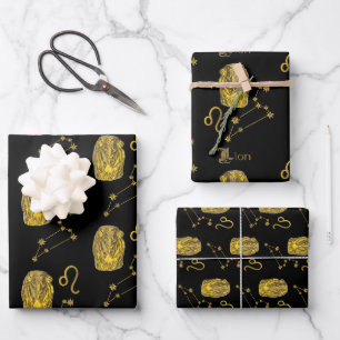 Sternzeichen Löwe - Wrapping Paper Sheet