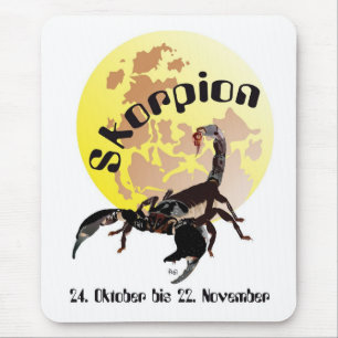 Sternzeichen Skorpion Mauspad Mouse Mat