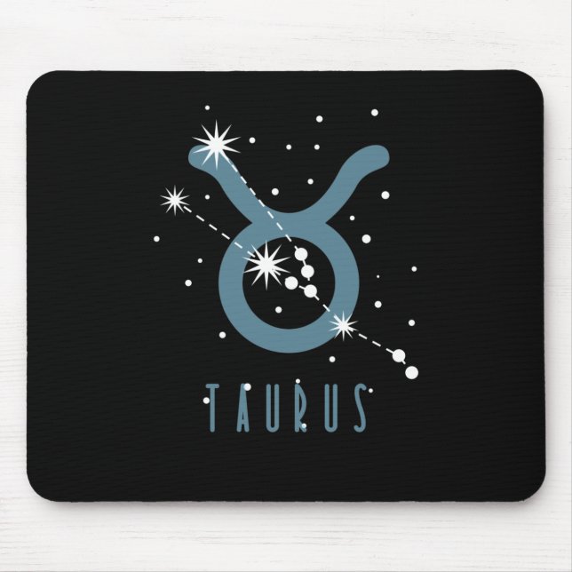 Sternzeichen Stier "Taurus" Mouse Mat (Front)