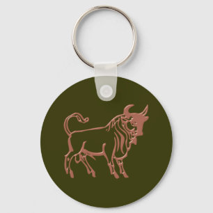 Sternzeichen Stier zodiac sign Taurus Key Ring