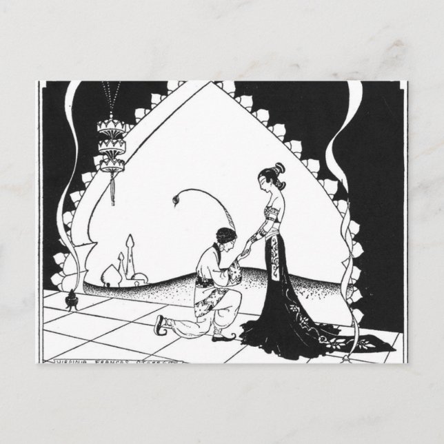 Sterret's Arabian Nights Postcard (Front)