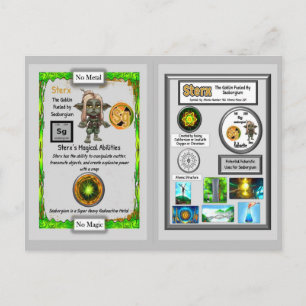 Sterx Presents Seaborgium Trading Card