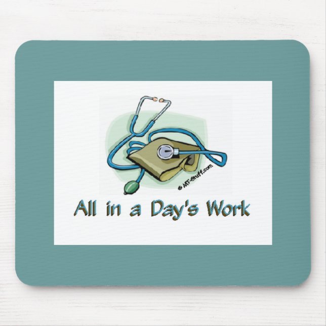 Stethoscope 2 mouse mat (Front)