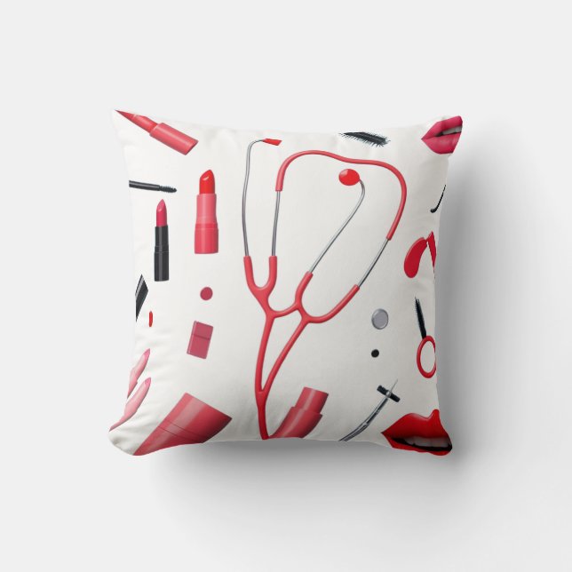 Stethoscope and makeup cushion (Front)