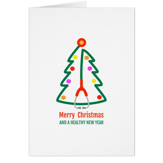 Stethoscope Christmas Tree (Front)