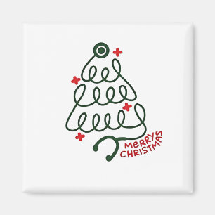 Stethoscope Christmas Tree Lights Nursing Scrubs  Magnet