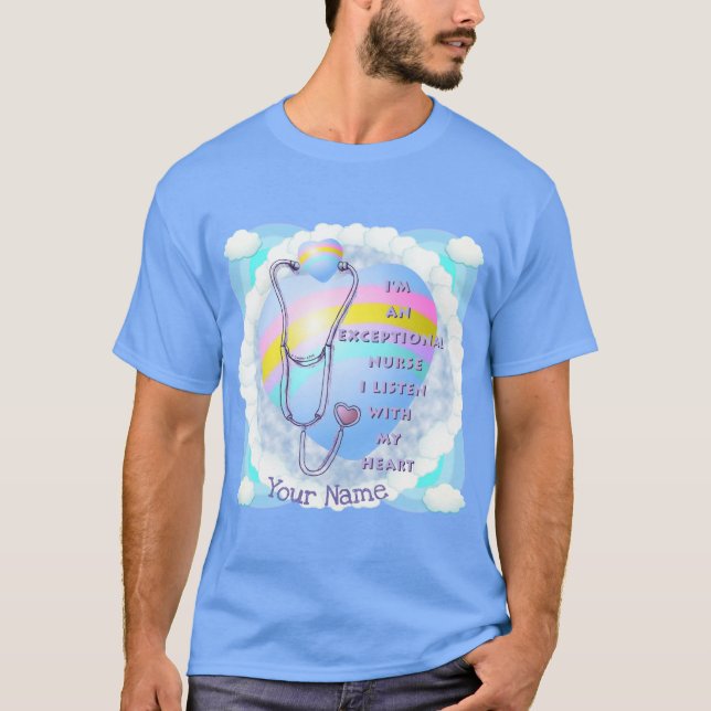 Stethoscope exceptional nurse  T-Shirt (Front)