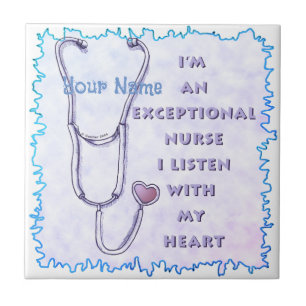 Stethoscope exceptional nurse tile