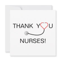 Stethoscope Heart Nurse Thank You