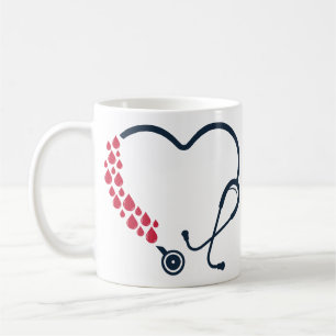 Stethoscope Heart Shape Coffee Mug