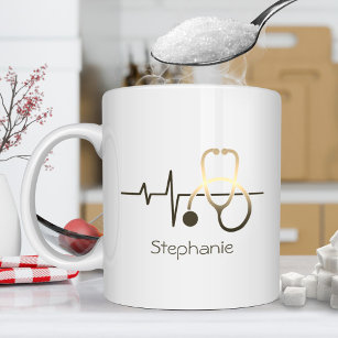 Stethoscope Heartbeat Medical Mug