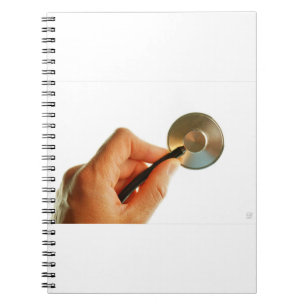 stethoscope hospital sick better get well soon. notebook