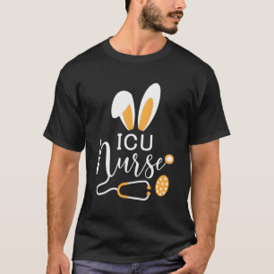 Stethoscope Icu Nurse Doctor Easter Rn Cna T-Shirt