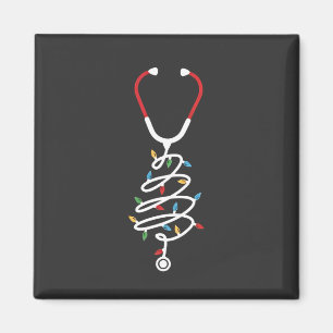Stethoscope Medical Supplies Christmas Tree Lights Magnet