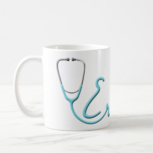 Stethoscope Name Erica Coffee Mug (Left)