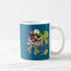 Stethoscope Nurse Happy Mardi Gras New Orleans Fle Coffee Mug
